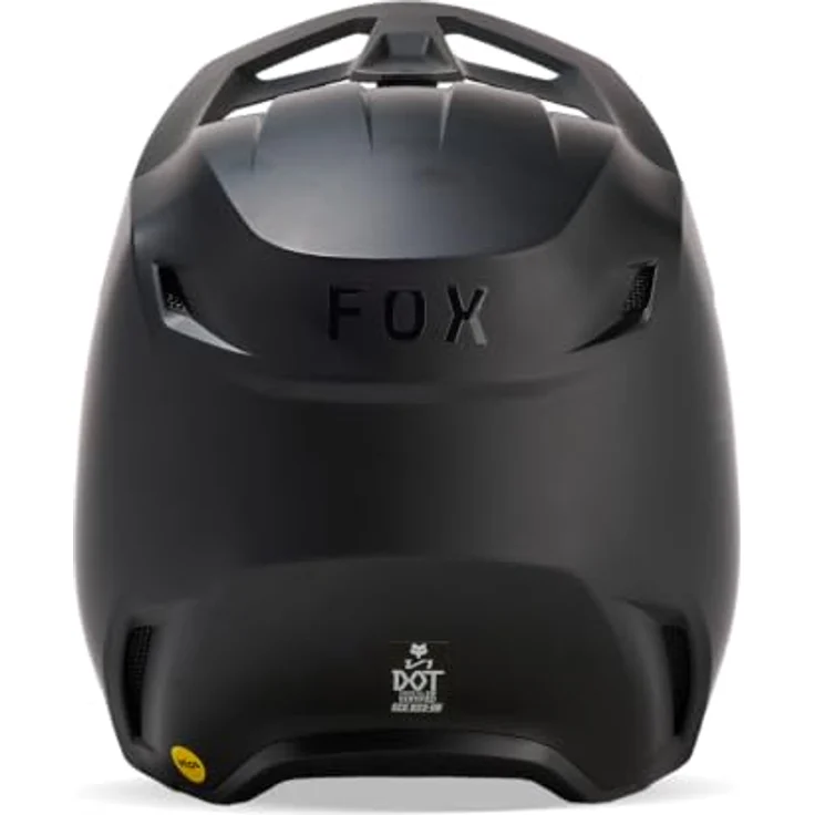 Fox Racing V1 Solid Helmet, MIPS-Technologie, Dirtbike-Helm für MX & Offroad, gute Belüftung, herausnehmbares Innenfutter, Farbe: Matte Black, Größe: M – Bild 4