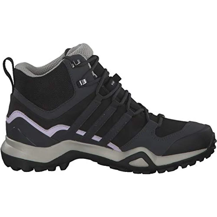 adidas Terrex Swift R2 Mid GTX, Damen Wanderschuhe, schwarz, wasserfest mit stabilisierender Laufsohle – Bild 8