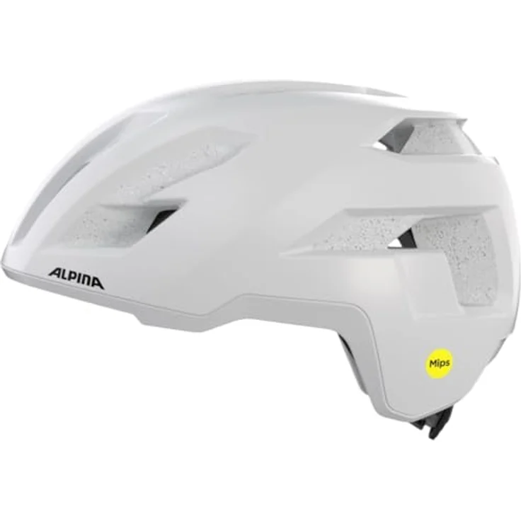 Alpina Taunus Gravel Mips, Fahrradhelm mit Multi-Directional Impact Protection System, Weiß Gloss 52 – Bild 3
