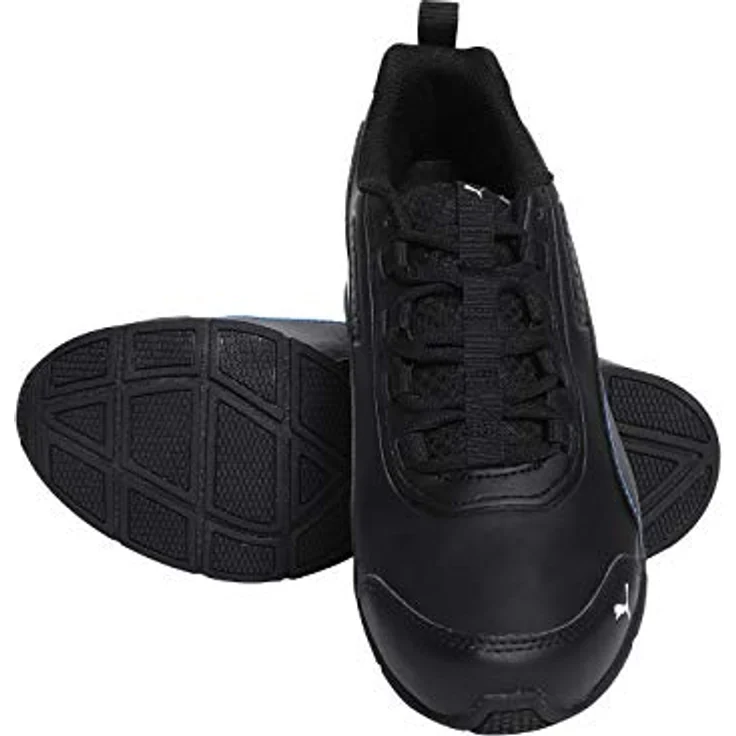 Puma Damen Laufschuhe, Schnürschuhe aus Synthetik, Schwarz, Größe 42.5 – Bild 8