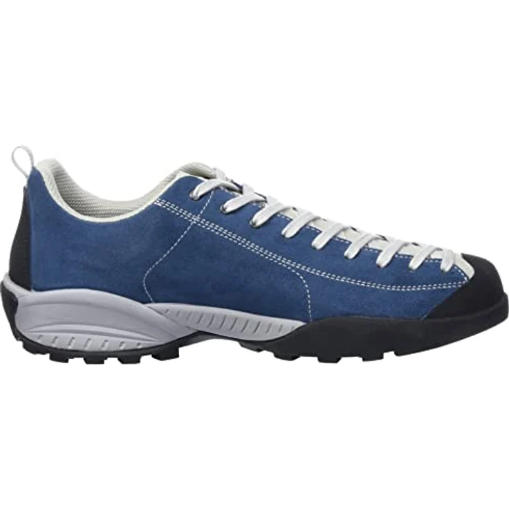 Scarpa Mojito, Wanderschuh aus Velourleder mit Vibram® Spyder Sohle, grau – Bild 6