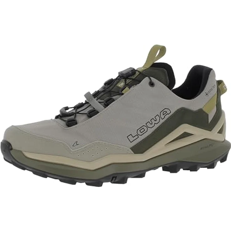 LOWA MADDOX PRO GTX LO SL, Outdoor-Wanderschuh für Männer, wasserfest, olive/sand, ideal für schnelles Wandern und Freizeitaktivitäten – Bild 1
