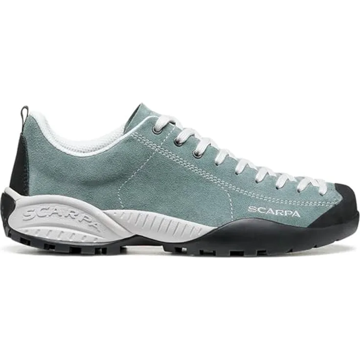 Scarpa Mojito, Wanderschuhe aus wasserabweisendem Wildleder mit Vibram®-Außensohle, Farbe 1131-cloud blue, Größe 38