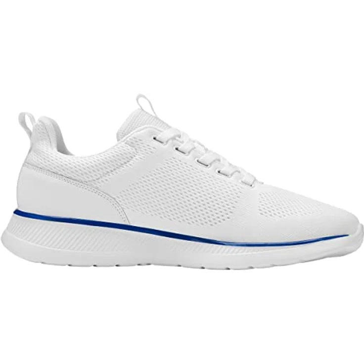 Jako Team Mesh Sneaker, Laufschuhe mit ShockAbsorb EVA-Zwischensohle und AirFlow-Mesh, Weiß / Royal – Bild 5