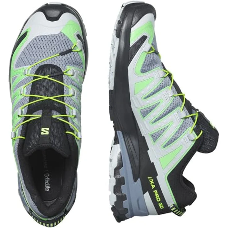Salomon XA Pro 3D V9, Herren Wanderschuhe in Grün mit Schnellschnürung und Contagrip-Außensohle, Schuhgröße EUR 44.5 | UK 10 – Bild 6