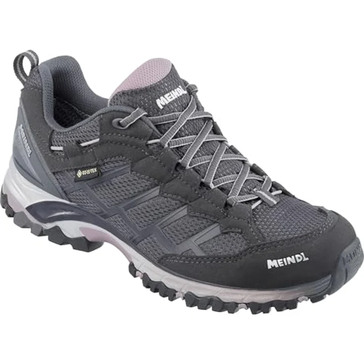 Meindl Caribe Lady GTX, leichter Wanderschuh mit Duo-Lacing-System, wasserdicht und atmungsaktiv, Graphit/Viola, Größe 41 – Bild 2