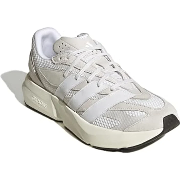 Adidas Lightblaze, Laufschuhe mit Lightstrike-Technologie und atmungsaktivem Obermaterial, Crywht/Ftwwht/Greone, Größe 42 – Bild 5