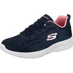 Skechers Dynamight 2.0 Homespun, Laufschuhe mit gepolsterter Memory Foam Einlegesohle, Blau, Größe EU 38
