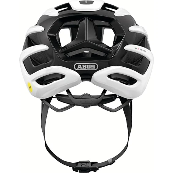 ABUS Rennradhelm AirBreaker 2.0 MIPS, leichter Fahrradhelm mit optimierter Belüftung und Aerodynamik, für Herren und Damen, weiß, Größe M (54-58 cm) – Bild 3