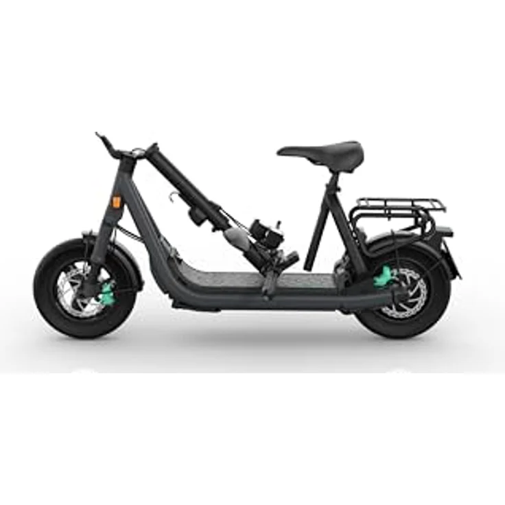 Egret GTs E-Scooter, 949 Wh, 100 km Reichweite, 45 km/h, IPX5/IPX7, Graphitgrau, 34,9 kg, deutsche Straßenzulassung, versandkostenfrei – Bild 5