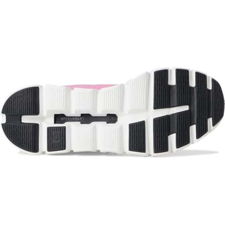 ON Running Cloud 6, Damen Sneakers in Raspberry-White mit CloudTec®-Dämpfung und leichtem Mesh-Obermaterial, EU 39 US 8 – Bild 3