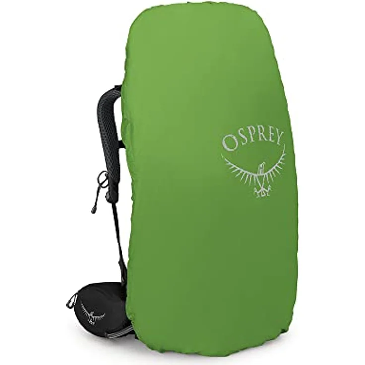 Osprey Kyte 58 Black WM/L, Wanderrucksack mit integrierter Regenhülle und AirScape Rückenplatte – Bild 4