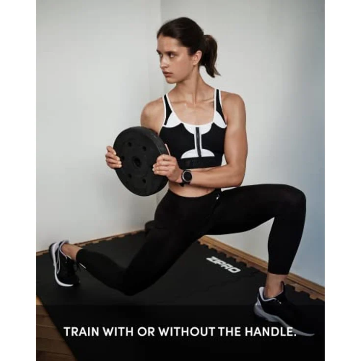 ZIPRO Bitum-Hantelset 2x10 kg – Robuste Hanteln für Krafttraining, Rutschfeste Griffe, Ideal für das Training zu Hause – Bild 5