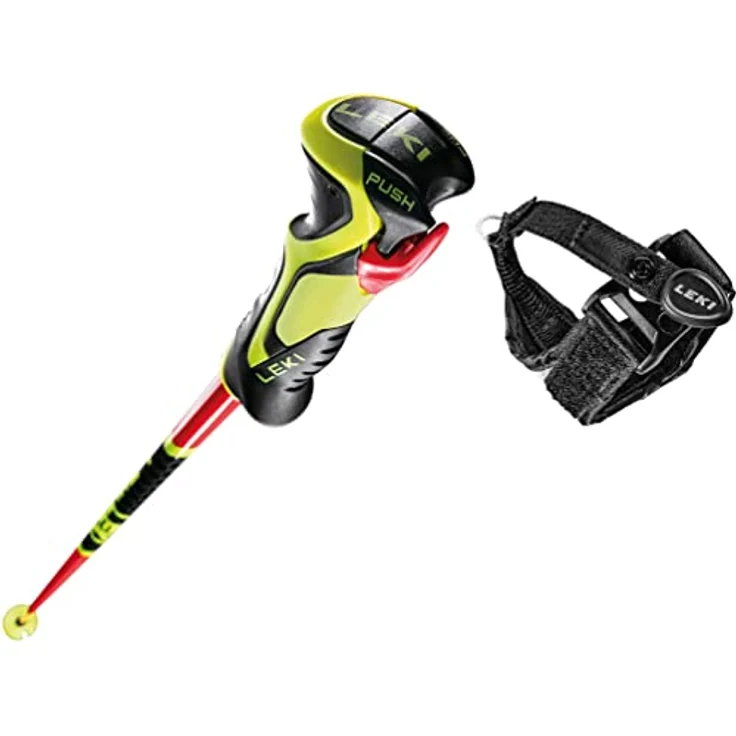 LEKI J-Skistock 2024/25 WCR Lite SL 3D 100cm, Skistock in Rot – Bild 2