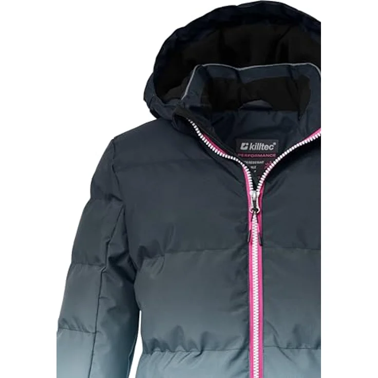 Killtec KSW 330 Girls Ski Quilted Jacket, wärmend und strapazierfähig, Hellblau, Größe 176 – Bild 3