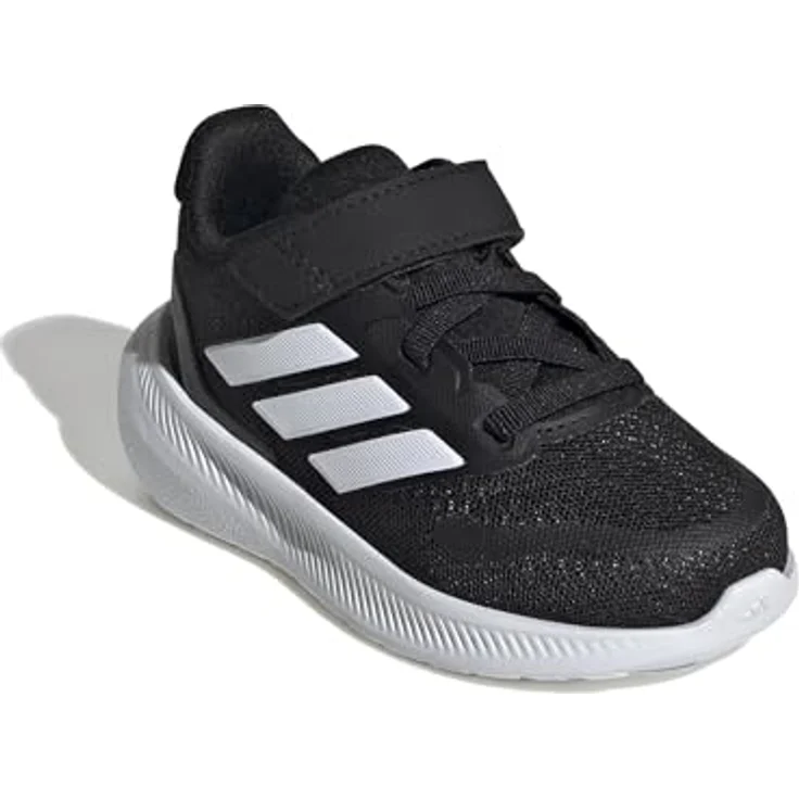 Adidas Jungen Runfalcon 5 Laufschuhe, atmungsaktives Mesh, CloudFoam-Zwischensohle, schwarz/weiß, Größe 35 – Bild 7