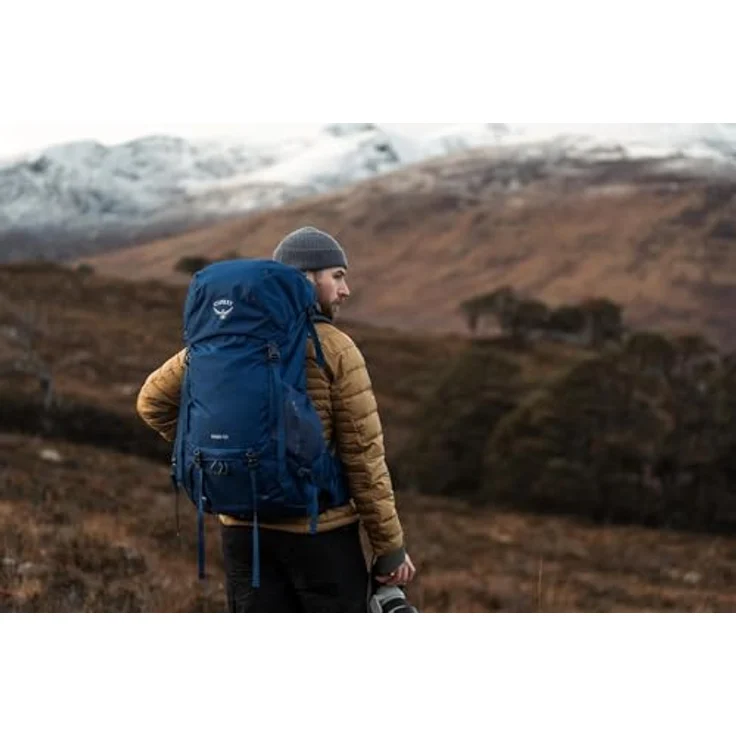 Osprey Rook 50 Trekkingrucksack, 75 cm, 100% Polyester, astology blue-blue flame – Bild 11
