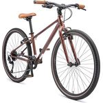 BIKESTAR Leichtgewicht 10 kg City Bike Stadt Fahrrad Aluminium | 26 Zoll 9 Gang Shimano Schaltung Ultra Leicht | Kupfer