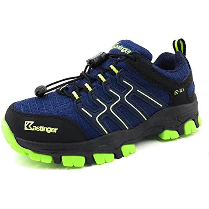 Kastinger Unisex Wanderschuhe, wasserdicht und atmungsaktiv, blau-grün, Gr. 33 – Bild 3