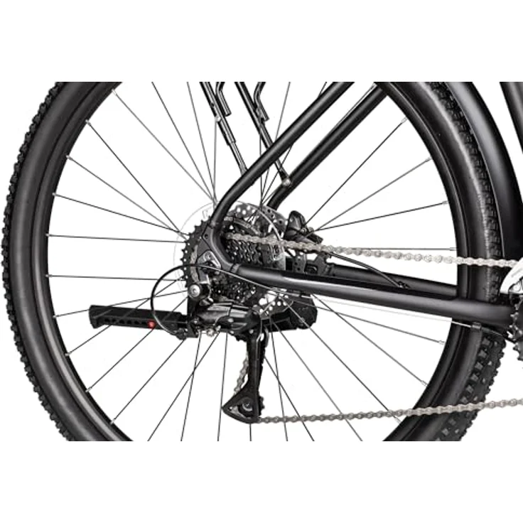 Axess SANDEE DX ATB All-Terrain-Bike 29 Zoll, Schwarz, hydraulische Shimano Scheibenbremsen, 2x8 Gang Kettenschaltung, alltagstauglich – Bild 6