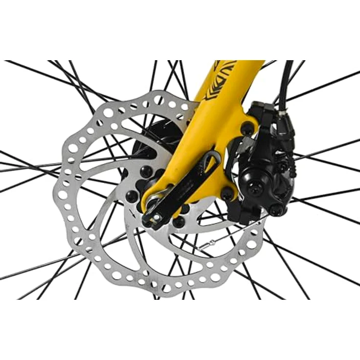 WYLD Gravelbike TURIN 28'', 16 Gänge, Aluminiumrahmen, grau-gelb, RH 56 cm – Bild 5