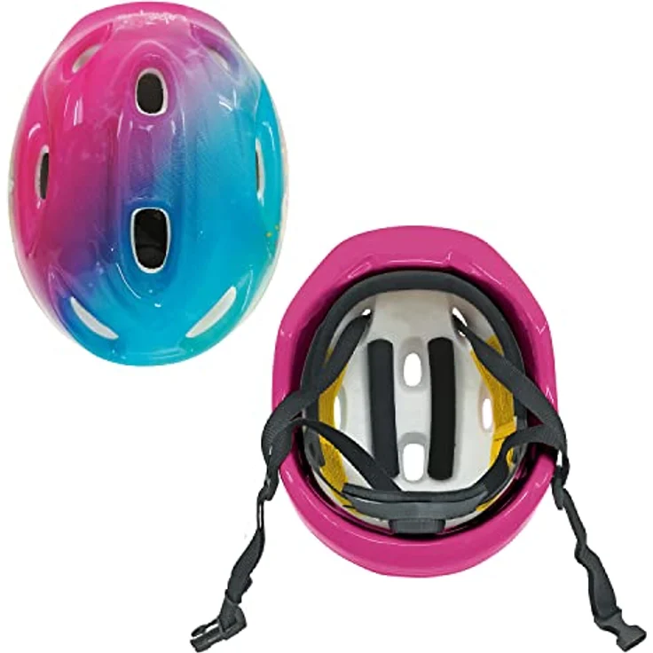 Mondo Kinderfahrradhelm Mondo Toys 28507, Unicorn Design, Rosablu, Größe S (52-56 cm), sicher und bequem für 3-8 Jahre – Bild 5