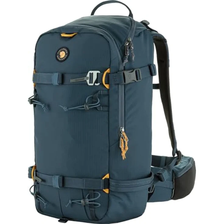 Fjällräven Bergtagen Touring 30L Rucksack, wasserdichtes Bergshell-Gewebe aus 100% recyceltem Polyamid, Mountain Blue, M/L – Bild 3