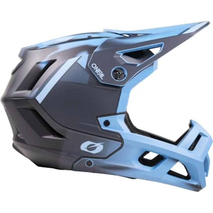 O'Neal SL1 GLACIOR, Enduro Full-Face Helm mit optimalem Schutz, blau, Größe M (57/58 cm) – Bild 5