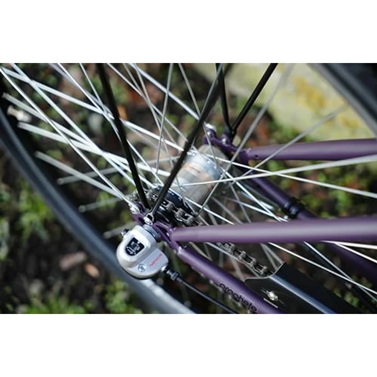 PROPHETE Geniesser 100 Cityrad 28" Dark Purple Matt – Shimano 3-Gang Nabenschaltung, LED-Beleuchtung, Rücktrittbremse, Wave Stahlrahmen 46 cm – Bild 10