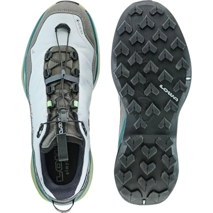 Lowa Maddox Pro Gtx Lo Sl, Leichte Wanderschuhe mit GORE-TEX, grau/farn, Größe 42 – Bild 6