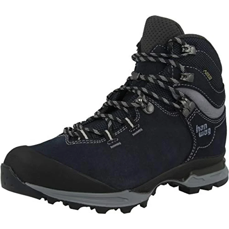 Hanwag Tatra Light Lady GTX, Damen Trekkingstiefel, wasserdicht und atmungsaktiv, Obermaterial aus Wildleder, Navy/Asphalt – Bild 4