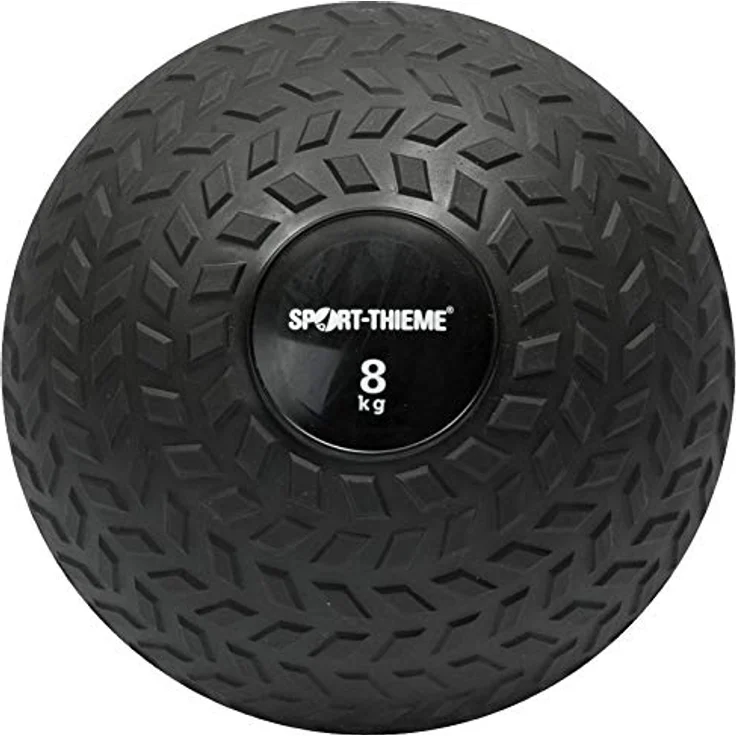 Sport-Thieme Slam-Ball | Gewichtsball, Smash- Battleball mit Stahl-Sand Füllung u. strukturierter Gummi-Oberfläche | In 6 Varianten: 3-20 kg | Ø 23-28 cm – Bild 2