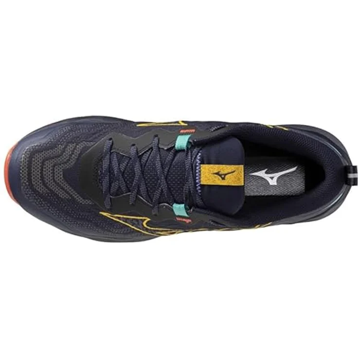 Mizuno Wave Daichi 9, Trailrunning-Schuhe mit MIZUNO ENERZY FOAM und Vibram Megagrip, Grau EU 42 1/2 für Herren – Bild 3