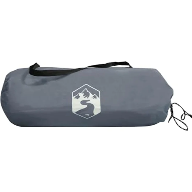 vidaXL Strandzelt und Strandmuschel, wasserdicht, grau, mit Netzgewebe und Tragetasche, 2,90 kg – Bild 9