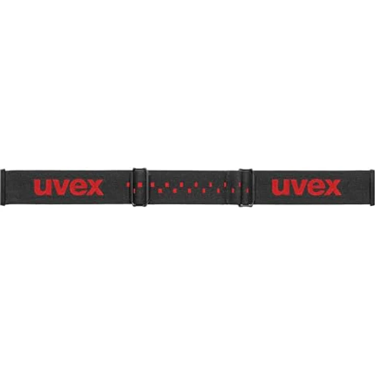 uvex pwdr FM, Skibrille für Kinder, beschlagfrei, mit Visier, black matt/red-clear, one size, 100% UV-Schutz – Bild 4