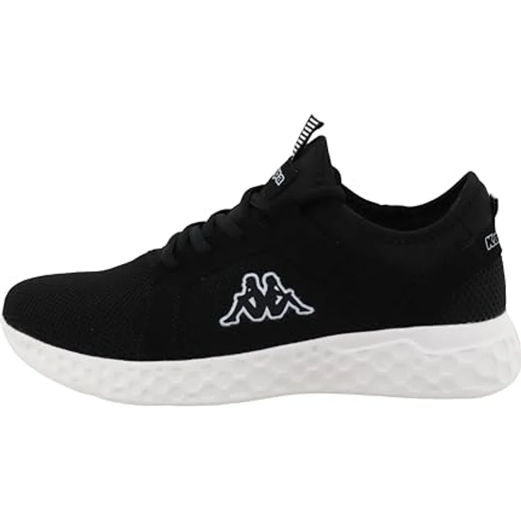 Kappa Damen Laufschuhe Schwarz, Trainingsschuhe mit Mesh-Obermaterial und Schnürverschluss, Größe EUR 40 – Bild 1