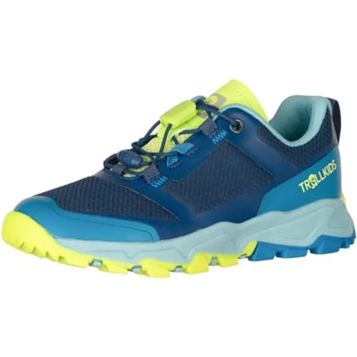 Trollkids KIDS SANDEFJORD HIKER XT, robuster Wanderschuh mit Schnellschnürung, atmungsaktivem Obermaterial, vegan, Blau, Größe EU 30 – Bild 1