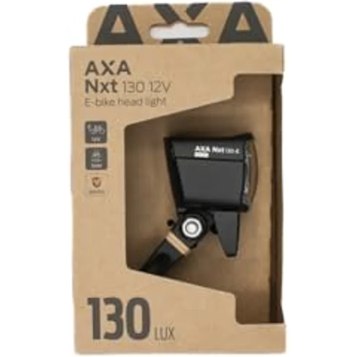 AXA Nxt 130 LED-E-Bike-Scheinwerfer, 130 Lux, 6-48V, Gabel-/Lenkerbefestigung – Bild 6