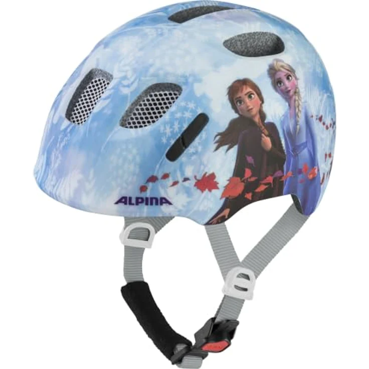 Alpina XIMO 2 Disney, Kinder Fahrradhelm Frozen, 49-54, individuell anpassbar, optimal belüftet, mit Fliegengitter – Bild 1