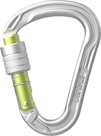 EDELRID HMS Strike Screw Carabiner, silber