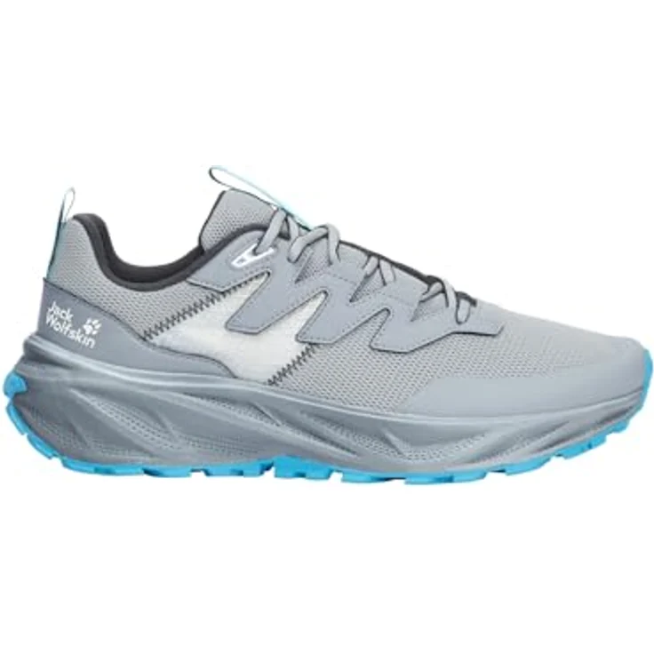 JACK WOLFSKIN PS Trail Low M, Herren Wanderschuh mit TEXARIDE Technologie und stabiler Mesh-Oberfläche, schwarz – Bild 2