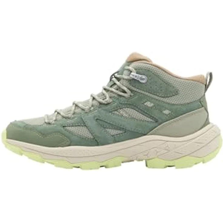 Jack Wolfskin Vojo Tour Texapore Mid W, wasserdichte Wanderschuhe für Damen, Grün, Größe 41, mit griffiger Gummi-Außensohle – Bild 2
