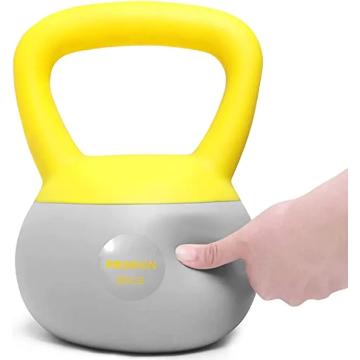 PROIRON Weich Kettlebell, Kugelhantel | 2-10kg | Starter-Sets | Freundlich für Benutzer und Boden, Ideal für Beginner Hause Kettlebell Training Gemacht