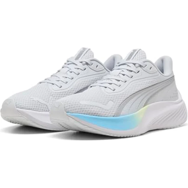 Puma Pounce Lite Damen-Sneaker, ultraleicht mit PROTREAD Laufsohle, grau-weiß-mehrfarbig, UK Größe 7 1/2 – Bild 2