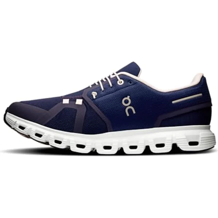 On Running Cloud 6, Damen Laufschuhe mit CloudTec-Technologie, ultraleicht, atmungsaktiv, Größe 42.5, Weiss – Bild 5