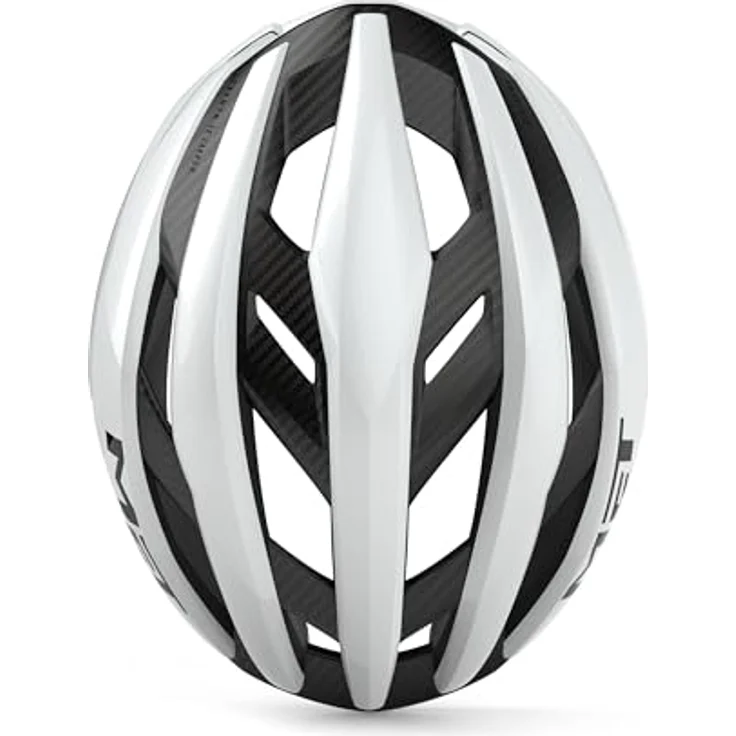 MET Trenta 3K Carbon White | Glossy, Fahrradhelm mit Mips Air Node und Safe-T Orbital-System, Größe S – Bild 2