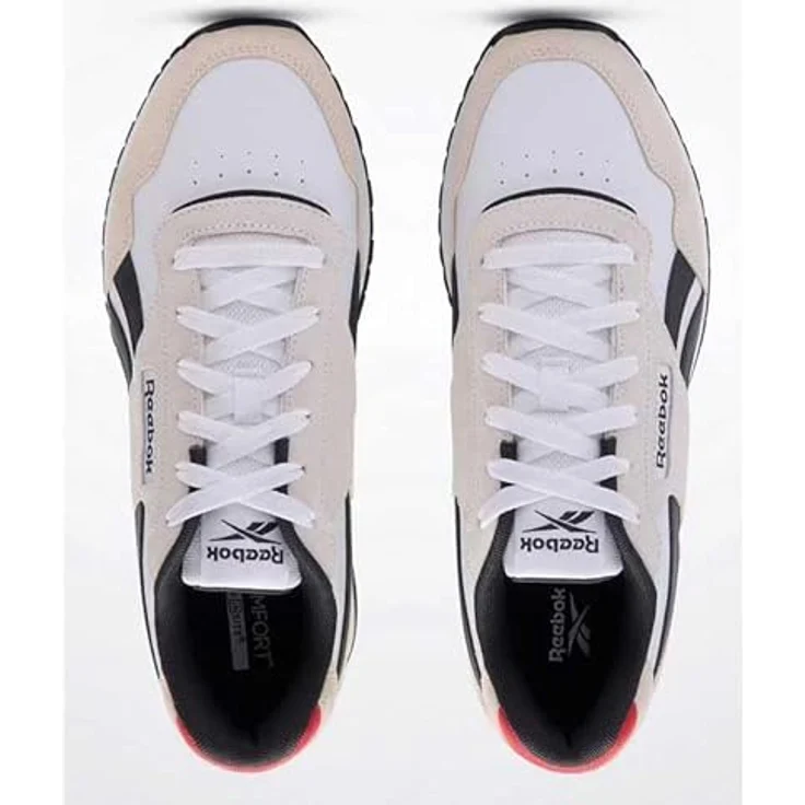 Reebok Classics Glide, Laufschuhe für Herren mit atmungsaktivem Obermaterial und rutschfester Gummi-Sohle, Weiß, EU 39 – Bild 6