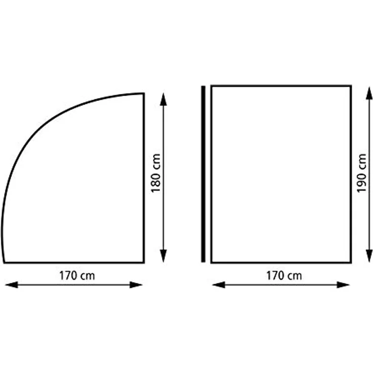 Eurotrail Bike Shelter XL, Zelt für Fahrräder, Schwarz, Unisex, One Size – Bild 4