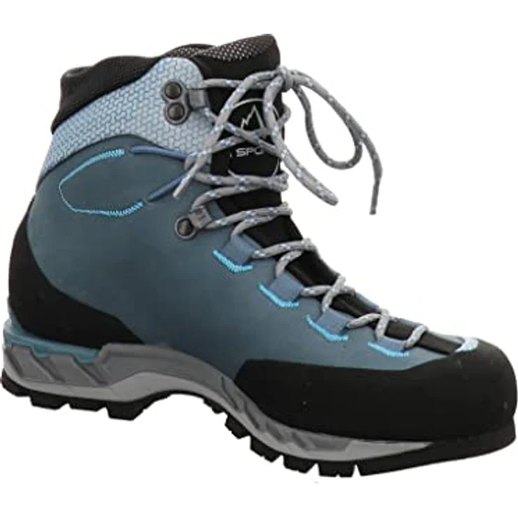 La Sportiva La Trango Tech Gtx 21T903624, Wanderschuhe aus wasserdichtem Nubukleder, Slate/Topaz, mit 3D Flex Bewegungssystem und Anti-Shock Zwischensohle – Bild 7