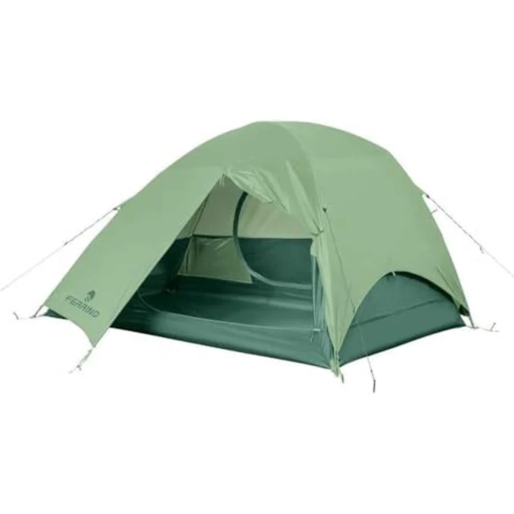 Ferrino NEMESI PRO Kuppelzelt, 2-Personen, 210x230cm, wasserdicht, hellgrün – Bild 5